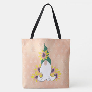 Fröhlicher Sonnenblumen-Gnom-Leib-Shoulder persona Tasche