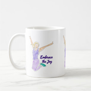 Fröhlicher Sprung Kaffeetasse