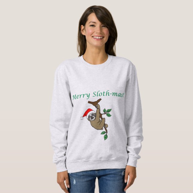 Fröhlicher Trägheit-mas! Sweatshirt (Vorne ganz)