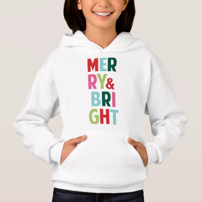 Fröhlicher und farbenfroher Urlaub Hoodie (Vorderseite)