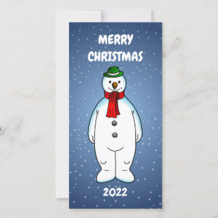 Fröhlicher und Glücklicher Schneemann