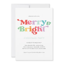 Fröhlicher und heller festlicher Farbenfroh Retro-