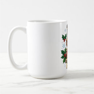 Fröhlicher und heller Nussknacker-Weihnachtsbecher Kaffeetasse