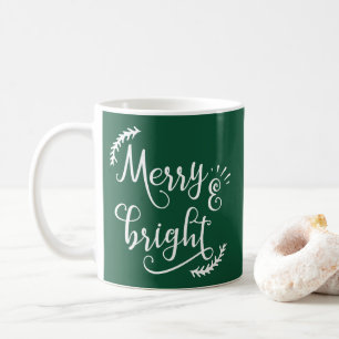 fröhlicher und heller Weihnachtsfeiertag Kaffeetasse
