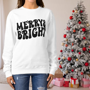 Fröhlicher und heller Weihnachtsspass Sweatshirt