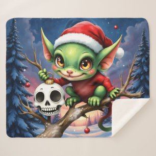 Fröhlicher Unfug – Der kleine Weihnachtself. Sherpadecke