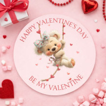 Fröhlicher Valentinstag Bär – Sei mein Valentinsta