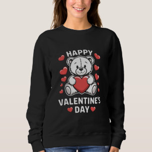 Fröhlicher Valentinstag Bär vday Sweatshirt