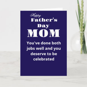 Fröhlicher Vater, Mama Karte
