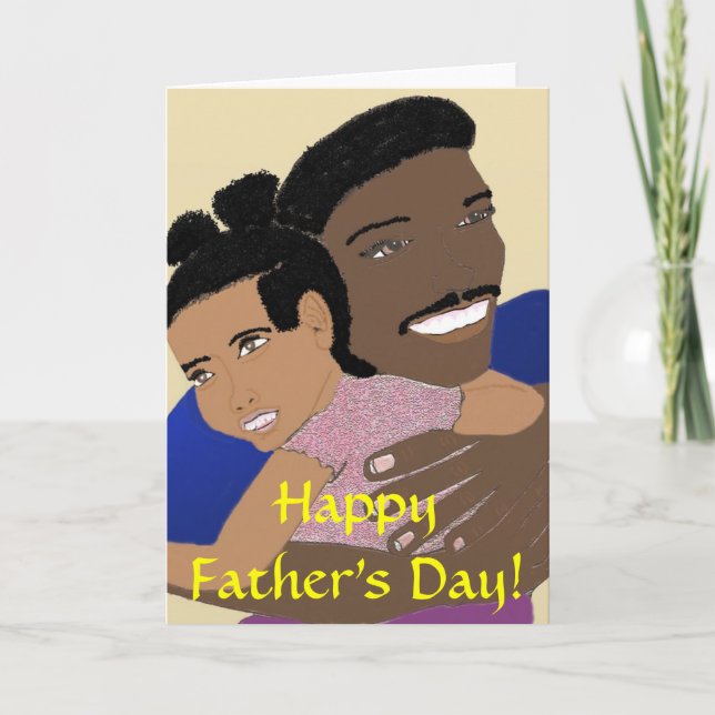 Fröhlicher Vatertag, Papa Card Karte (Vorderseite)