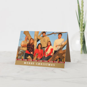 Fröhlicher Weihnachts-Elch Feiertagskarte