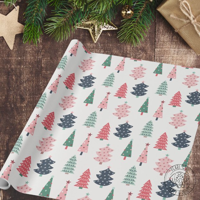 Fröhlicher Weihnachtsbaum Geschenkpapier (Von Creator hochgeladen)