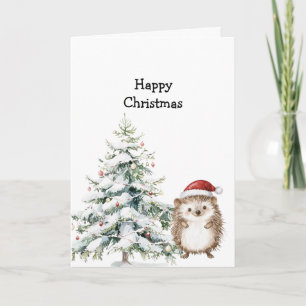 Fröhlicher Weihnachtsigel Karte