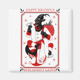 fröhlicher Weihnachtskrampf Magnet