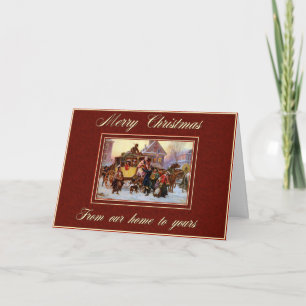 Fröhlicher Weihnachtslehrer Feiertagskarte