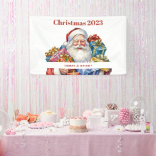 Fröhlicher Weihnachtsmann Klassisches Weihnachten Banner