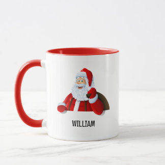 Fröhlicher Weihnachtsmann Personalisierter Weihnac Tasse