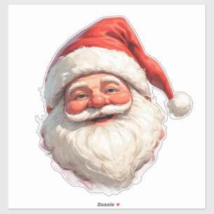 Fröhlicher Weihnachtsmann Weihnachtsdekoration Für Aufkleber