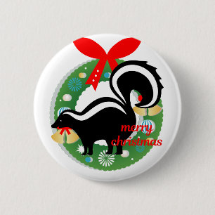 fröhlicher Weihnachtssunk Button