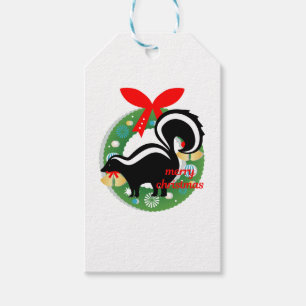 fröhlicher Weihnachtssunk Geschenkanhänger