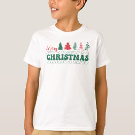 Fröhlicher Weihnachtstext, Jungs T-Shirt