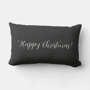 Fröhlicher Weihnachtstext Sweet Dreams Lendenkissen