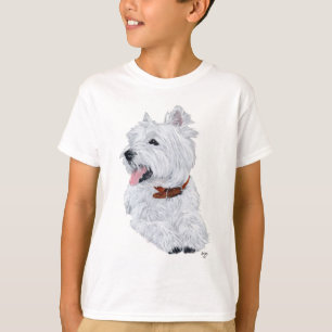 Fröhlicher West Highland White Terrier T-Shirt