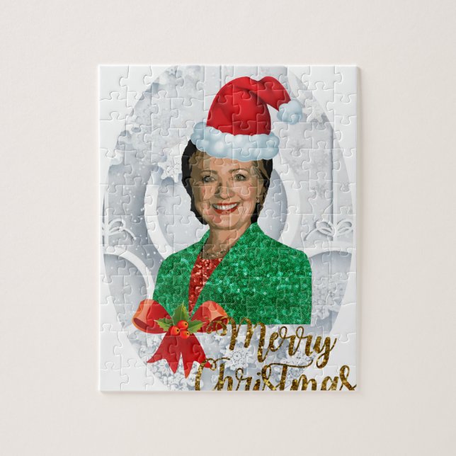 fröhlicher xmas Hillary clinton (Vertikal)