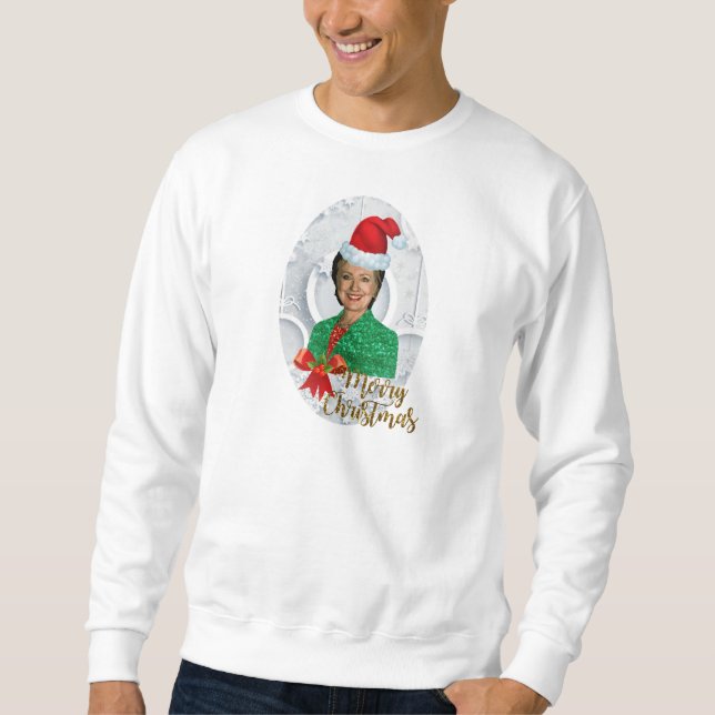fröhlicher xmas Hillary clinton Sweatshirt (Vorderseite)
