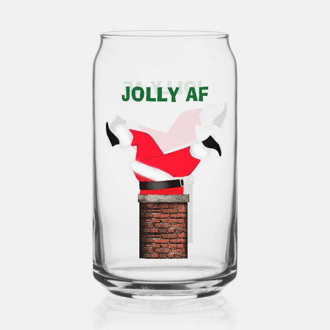 Fröhliches AF-Dosen-Glas Dosenglas (Vorderseite)