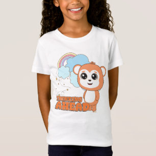 Fröhliches Animal Frienz denkt nach vorn T-Shirt