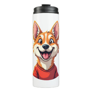Fröhliches australisches Cattle Dog Tank Top Thermosbecher