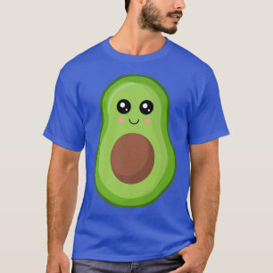 Fröhliches Baby Avocado mit niedlichen googgen Aug T-Shirt
