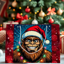 Fröhliches Bigfoot Sasquatch Weihnachten