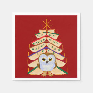 Fröhliches Bookmas Serviette