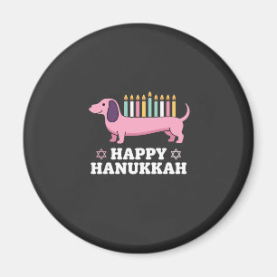 Fröhliches Chanukka Dachshund Hund Magnet
