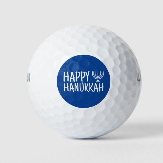 Fröhliches Chanukka Golfball (Vorderseite)