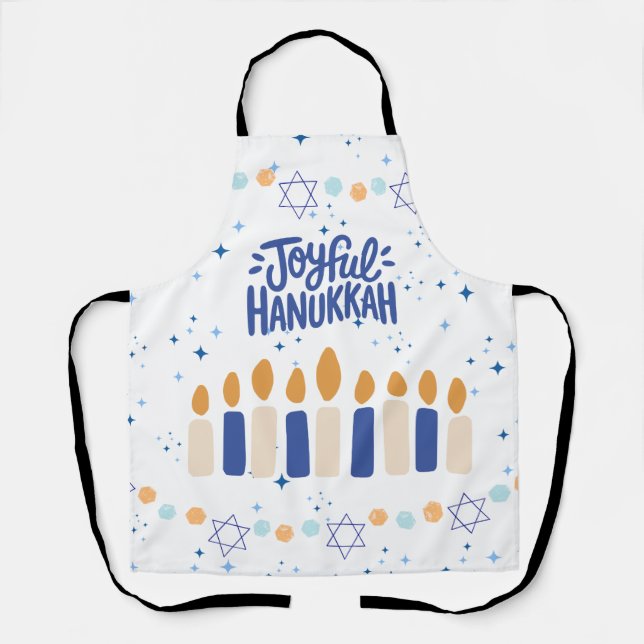 Fröhliches Chanukka Schürze (Vorderseite)