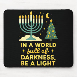 Fröhliches Chrismukkah Frohe Weihnachten Fröhliche Mousepad