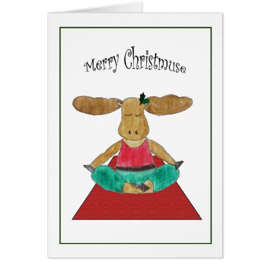 Fröhliches Christmuse Karte