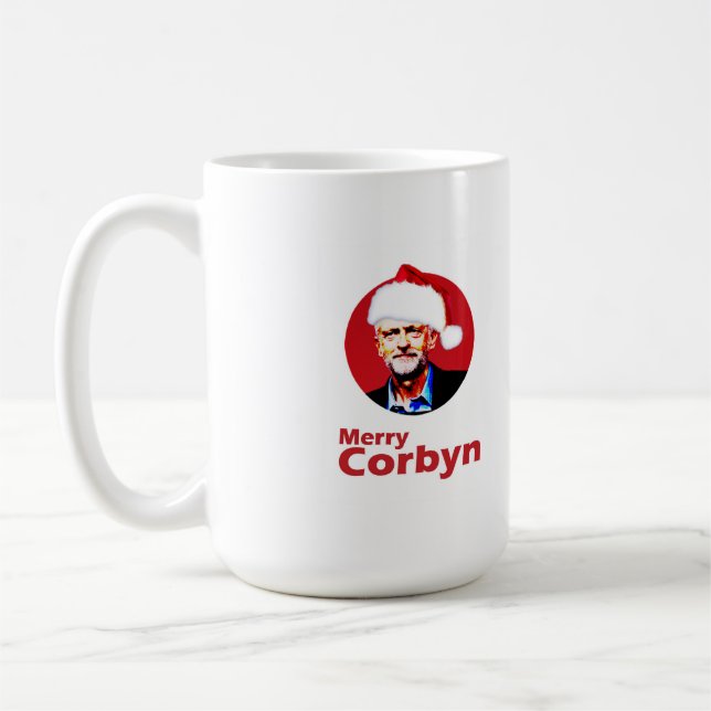 Fröhliches Corbyn - Tasse (Links)
