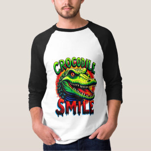 "Fröhliches Crocodile Lächeln - Spaß und Whimsical T-Shirt