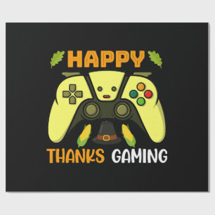 Fröhliches Dankeschön Gaming Lustig Geschenkpapier