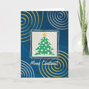 Fröhliches entzückendes Blau des Weihnachten