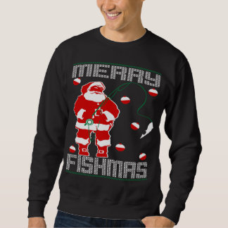 Fröhliches Fishmas Sankt Sweatshirt