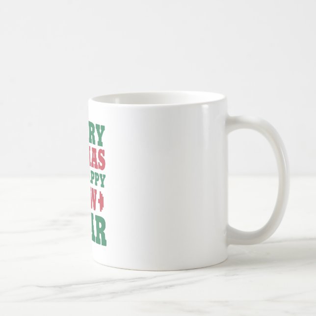 Fröhliches Fitmas Kaffeetasse (Rechts)