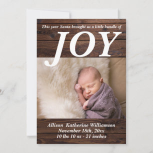 Fröhliches Foto zur Ankündigung von Weihnachten