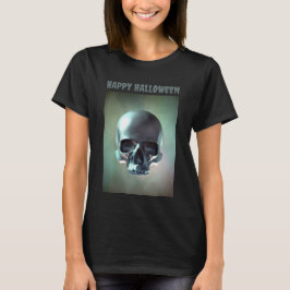 Fröhliches Halloween. 3D-Schädel-Rendering T-Shirt