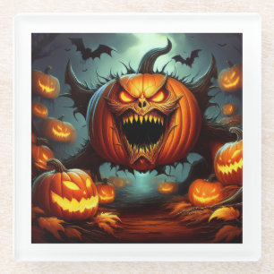 Fröhliches Halloween allen Glasuntersetzer