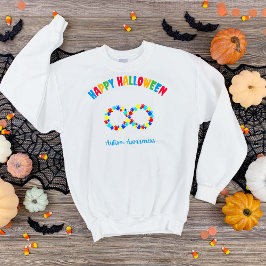 Fröhliches Halloween-Autismus-Bewusstsein Sweatshirt